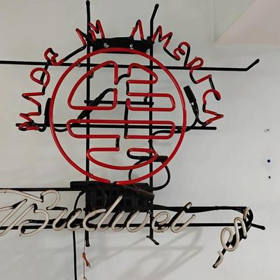 Project Piece Budweiser Neon Sign