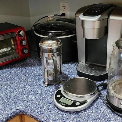 Kitchen Appliances- Keurig, Water Kettle, French Press And More!