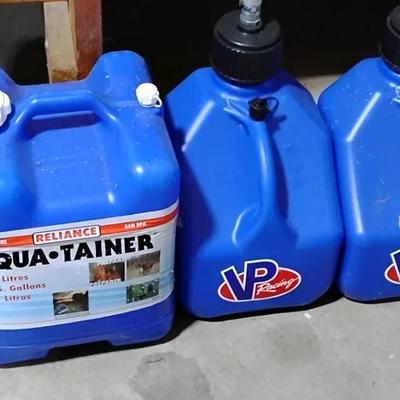Fuel Containers & Water Container 