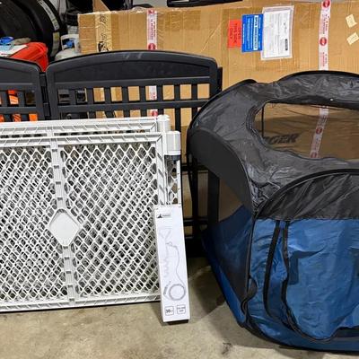 Pet Gates, Stake, Pop Up Tent & Play Pen