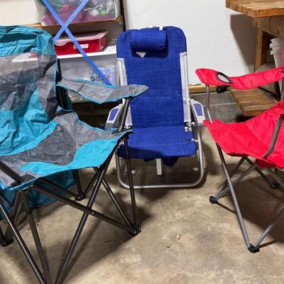 Folding Chair Trio