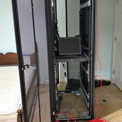 Server Rack & CAT 6 UTP Cords