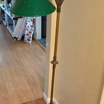 Vintage Brass Floor Lamp