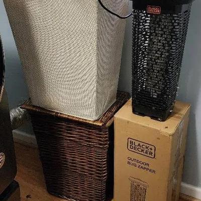 Laundry Hampers, Outdoor Bug Zappers And Fatigue Mat