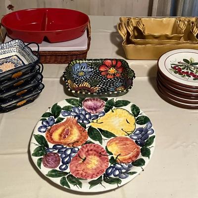 Ceramic Dishes and Temp-tations Bakeware