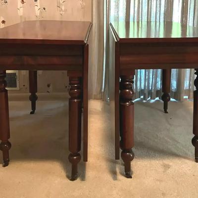 Antique 2 Piece Drop Leaf Banquet Table