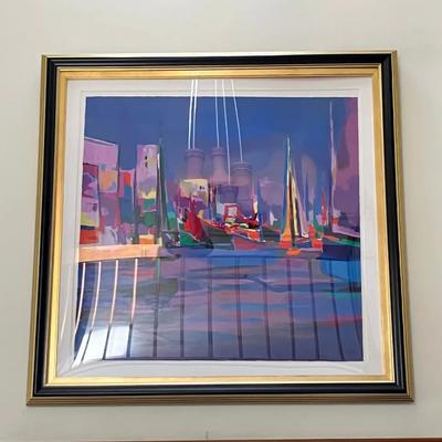 Large Marcel Mouly Numbered and Signed Lithograph 253/300