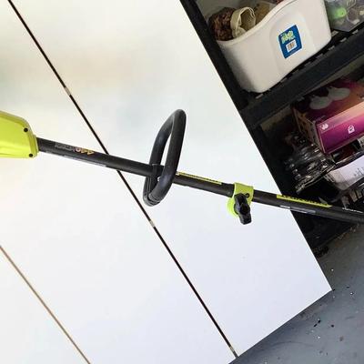 Ryobi Attachment Capable Weed Trimmer With Battery And Charger 
