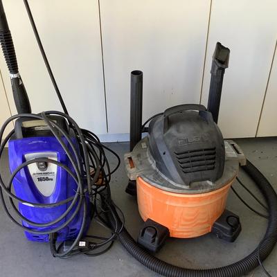 Ridged 6 Gallon Shop Vac And PowerWasher Electric Clean Machine 
