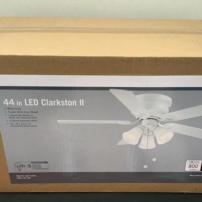 44” LED Clarkston II Ceiling Fan With Lights