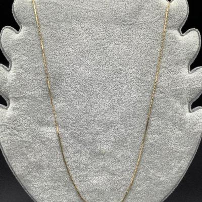 14K Gold Necklace - 4.5 Grams