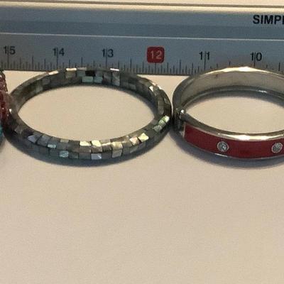 Six Bracelets With Bling!