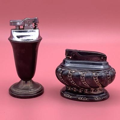 Two Vintage Table Lighters