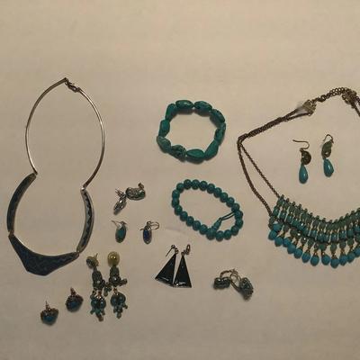Amazing Lot Of Turquoise Jewelry