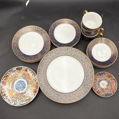 Sango Aristocrat China, 2 Small Asian  Plates