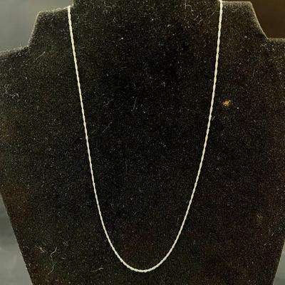 4 Sterling Silver Chains 18 Inch 5.54g Total