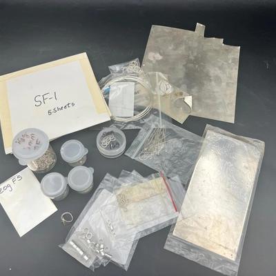 Sterling Silver Lot Of Jewelry Crafting Items