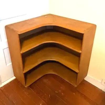 Mid-Century Corner Book Shelves