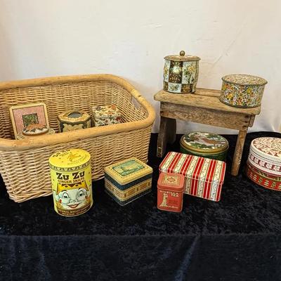 Vintage Decorative Tins