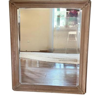 Heavy Solid Wood Mirror