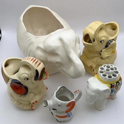 Collection of Porcelain Elephants