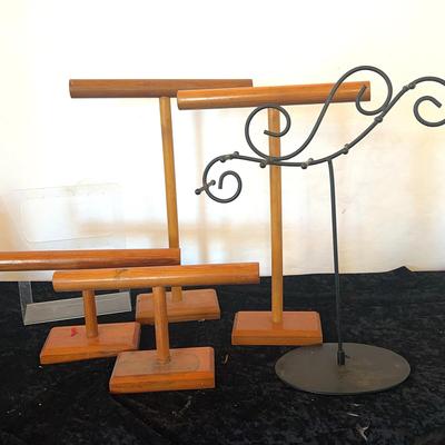 Jewelry Display Items, Wooden, Metal, Plastic