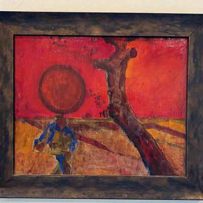 Framed Oil Painting