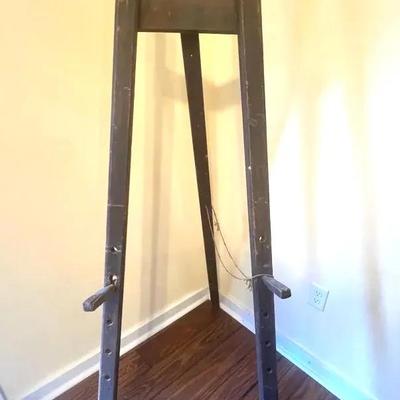 Large Wooden Artist Easel Vintage