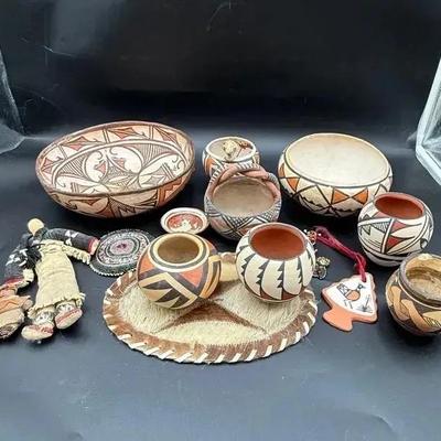 Hand Crafted Vessels, Bowls, Dolls, Ornament,