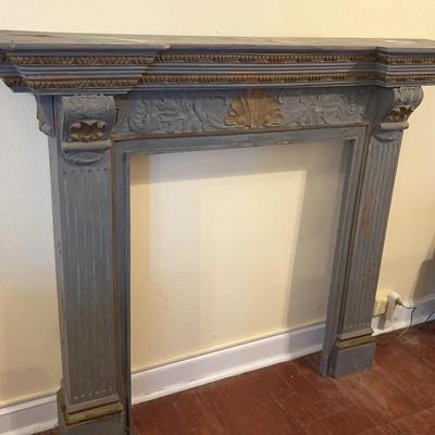 Vintage Fireplace Mantel Surround Frame