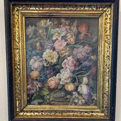 Framed Botanical Floral Print