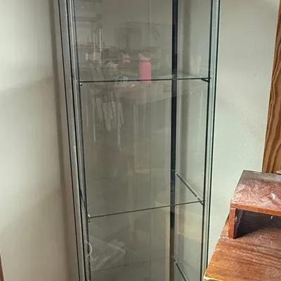 Glass Display Cabinet With Light