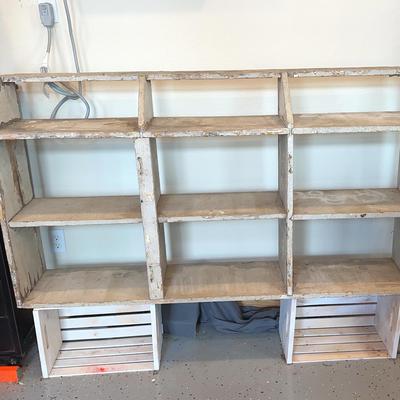 Vintage 3 Level Wooden Shelf