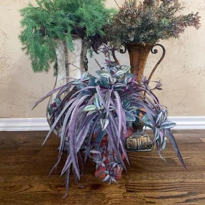 Faux Plants With Urns