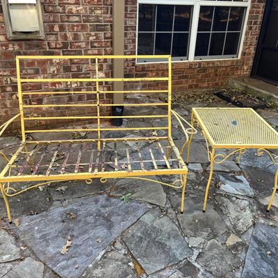Loveseat & Table