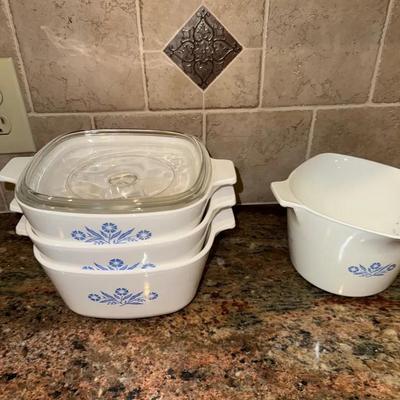 Blue Cornflower Corningware
