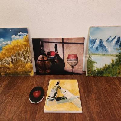 A Print Amongst The Paintings