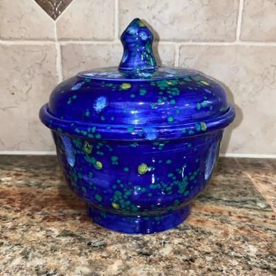 Blue Handmade Pottery