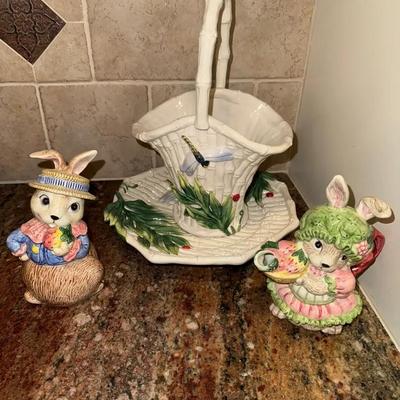 Fitz And Floyd Rabbit Collection