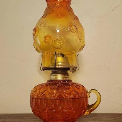 Amberina Oil Lamp