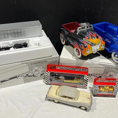Two ‘53 Kenworth Bull -Nose Tractor Teailers, Matchbox + More