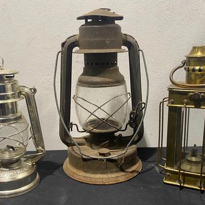 Vintage Hurricane Lanterns & Oil Lanterns