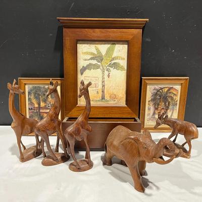 Handcarved Animals + More Decor