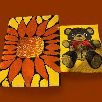 Sunflower & Teddy Bear Tapestry Wall Hangings