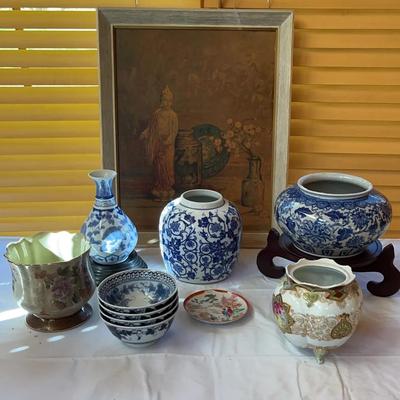 Asian Themed Porcelain Collectibles & Art