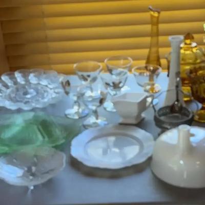 Vintage Assorted Glassware