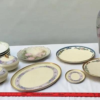 Antique Hand Painted China incl. Limoges