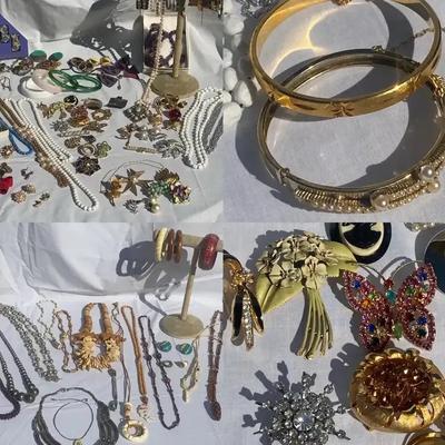 Vintage & Contemporary Jewelry Lot, Some Sterling