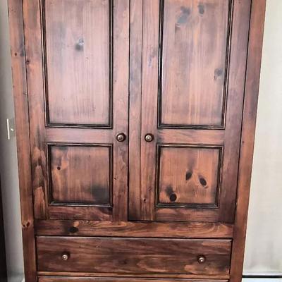 Solid Wood Armoire/Dresser