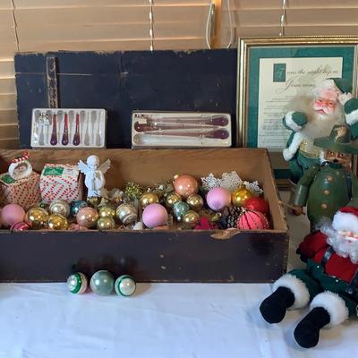 Vintage Christmas Lot incl Shiny Brite 